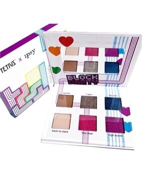 Tetris x Ipsy "Block Party" Eyeshadow Palette 6 Shades New in Box